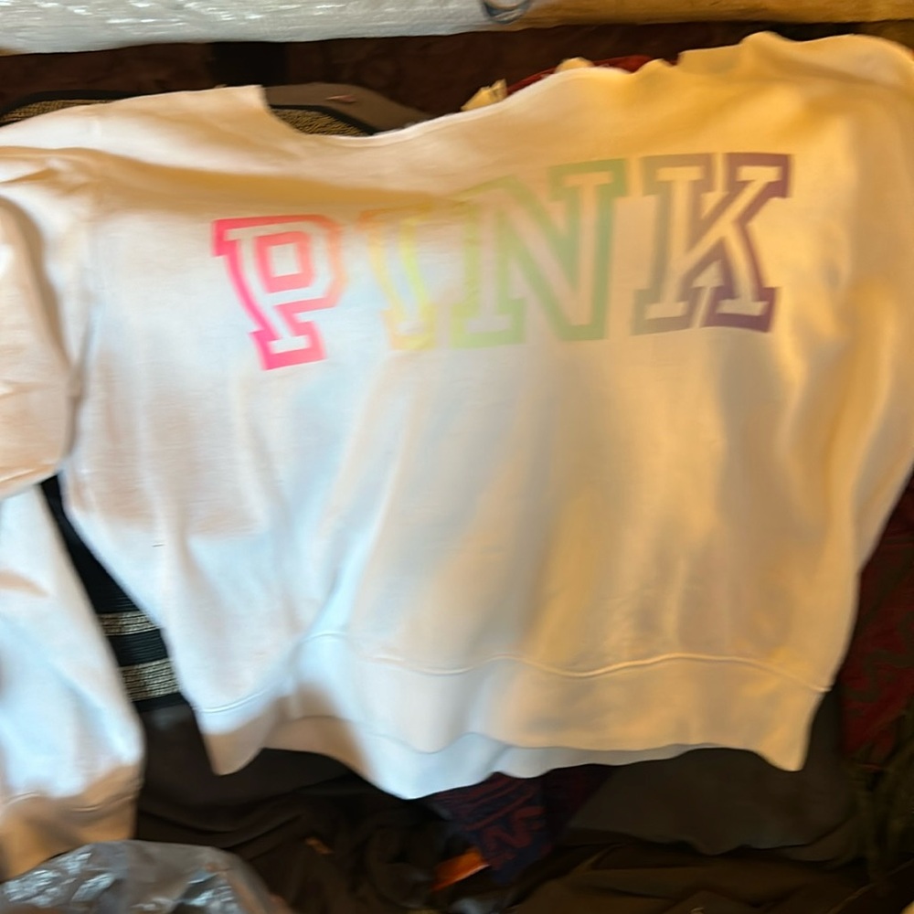 Victoria secret large pink sweater like new